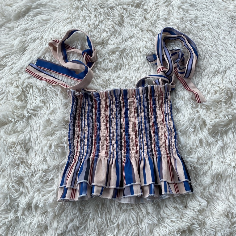 Striped Crop Top